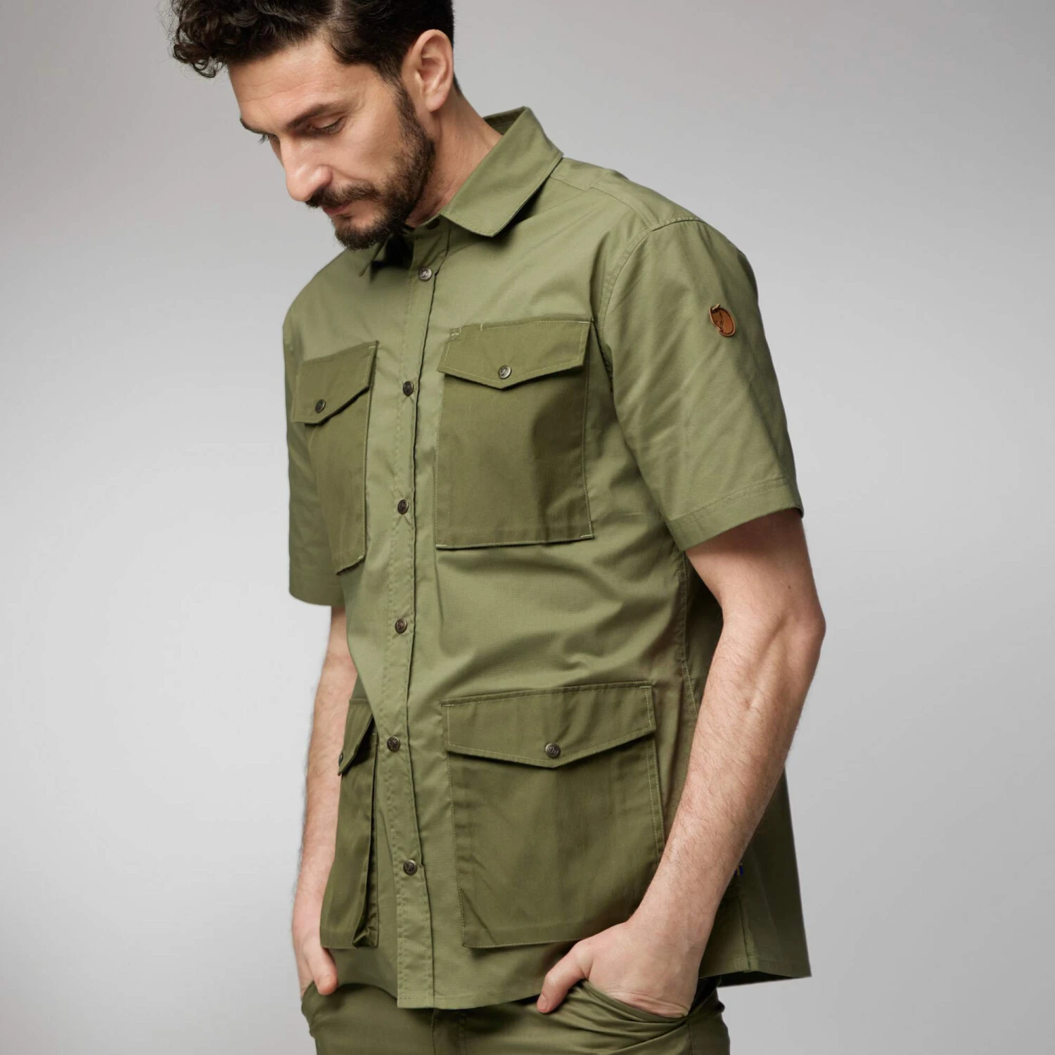 FJÄLLRÄVEN RÄVEN SHIRT SS M Herren - Outdoor Hemd – Bild 10