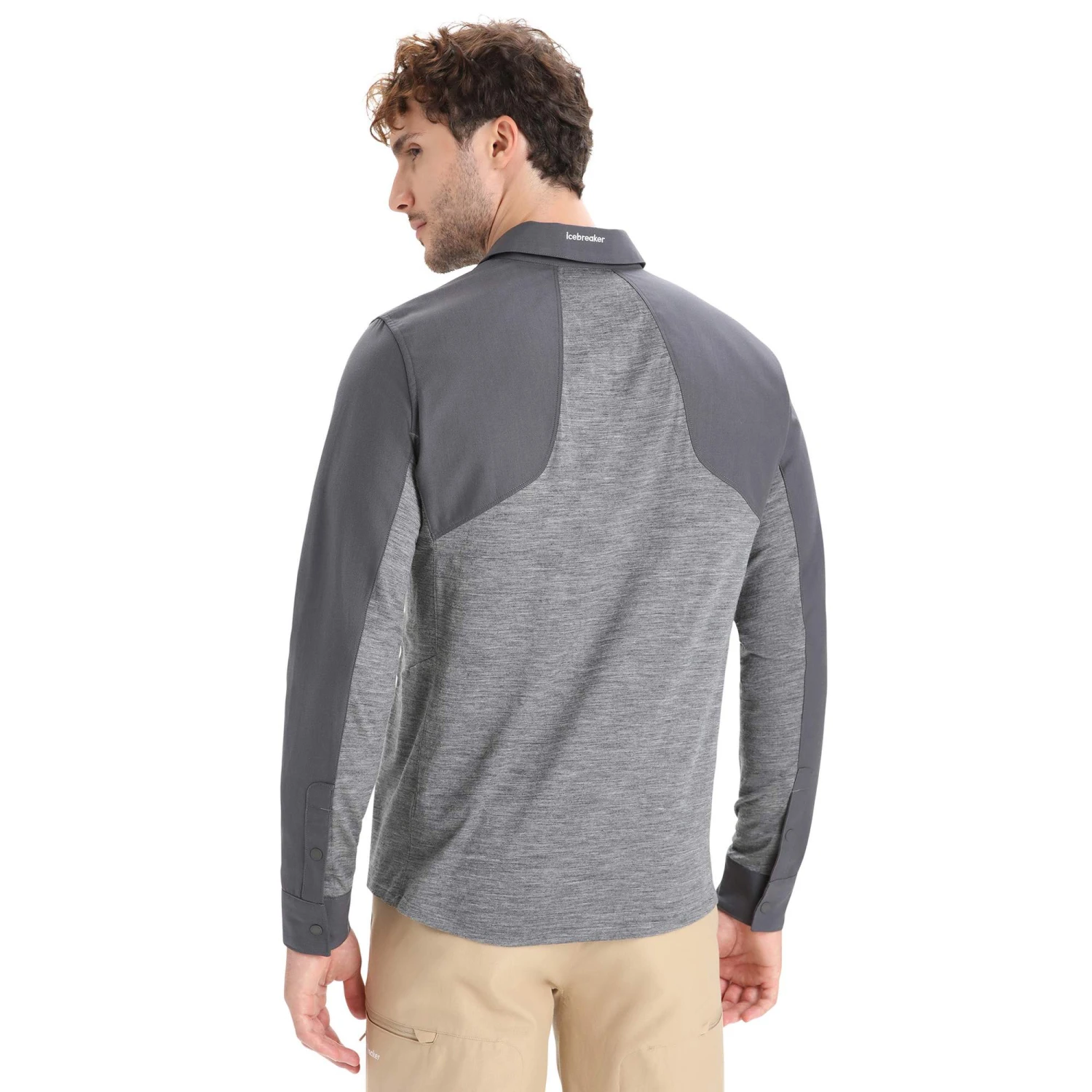 Icebreaker M HIKE LS TOP Herren - Outdoor Hemd – Bild 6