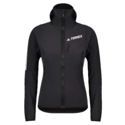 ADIDAS W TECHROCK FLOOCE WIND HOODED JACKET Damen - Fleecejacke