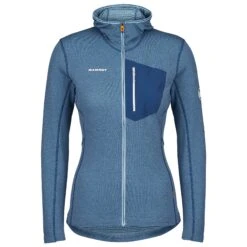 Mammut AENERGY LIGHT ML HOODED JACKET Damen - Fleecejacke